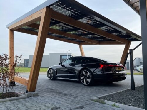 Bg Solardok Solar Carport Met Zonnepanelen Buiten Goed